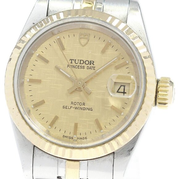 TUDOR Princess Date 92413 YG 2 tone cal.2671 Automatic Ladies Watch_863474 - Picture 1 of 9